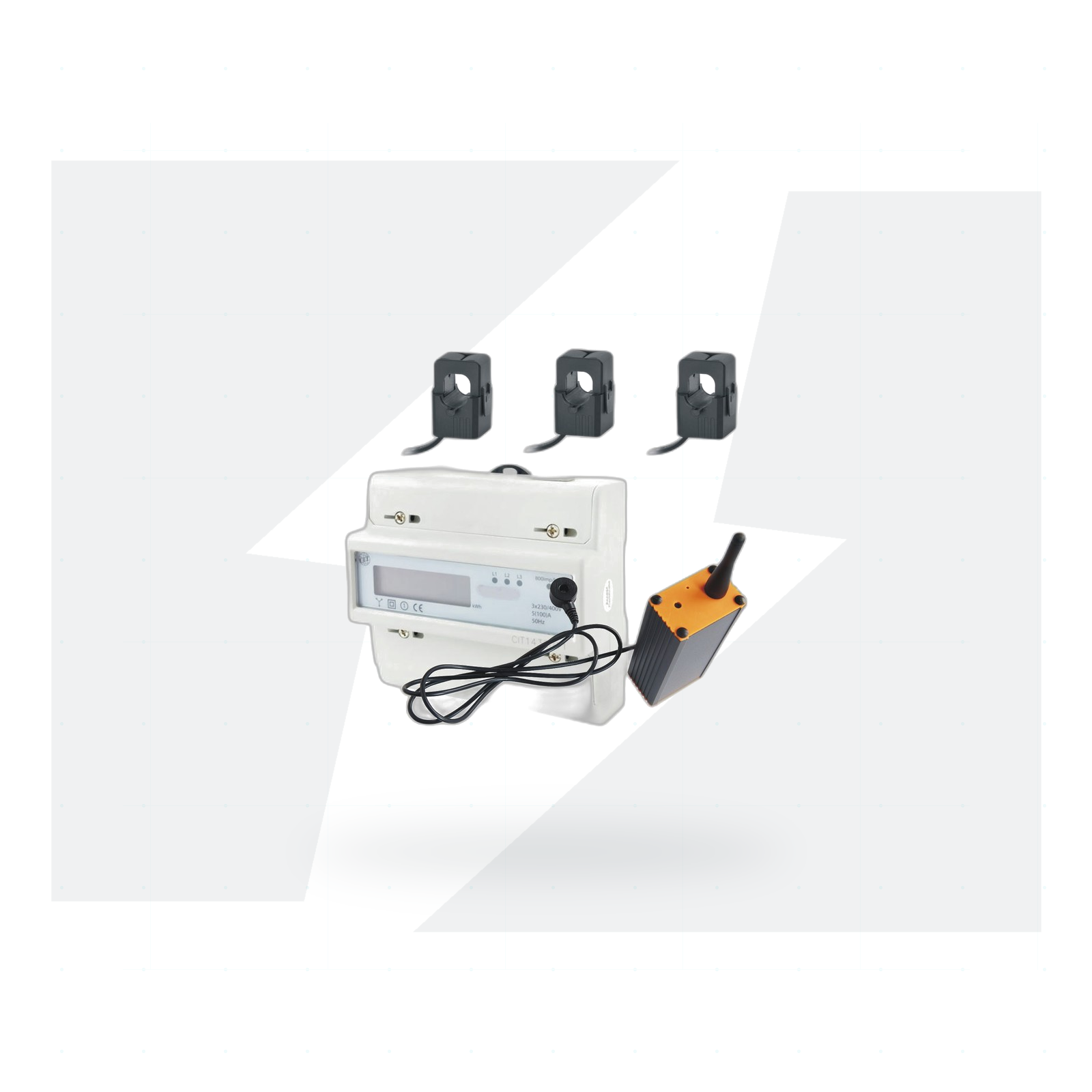 Rozširujúca sada Energomonitor UNIT Optosense, 3F elektromer a 3x CT snímač prúdu 300A Rozširujúca sada Energomonitor UNIT Optosense, 3F elektromer a 3x CT snímač prúdu 300A