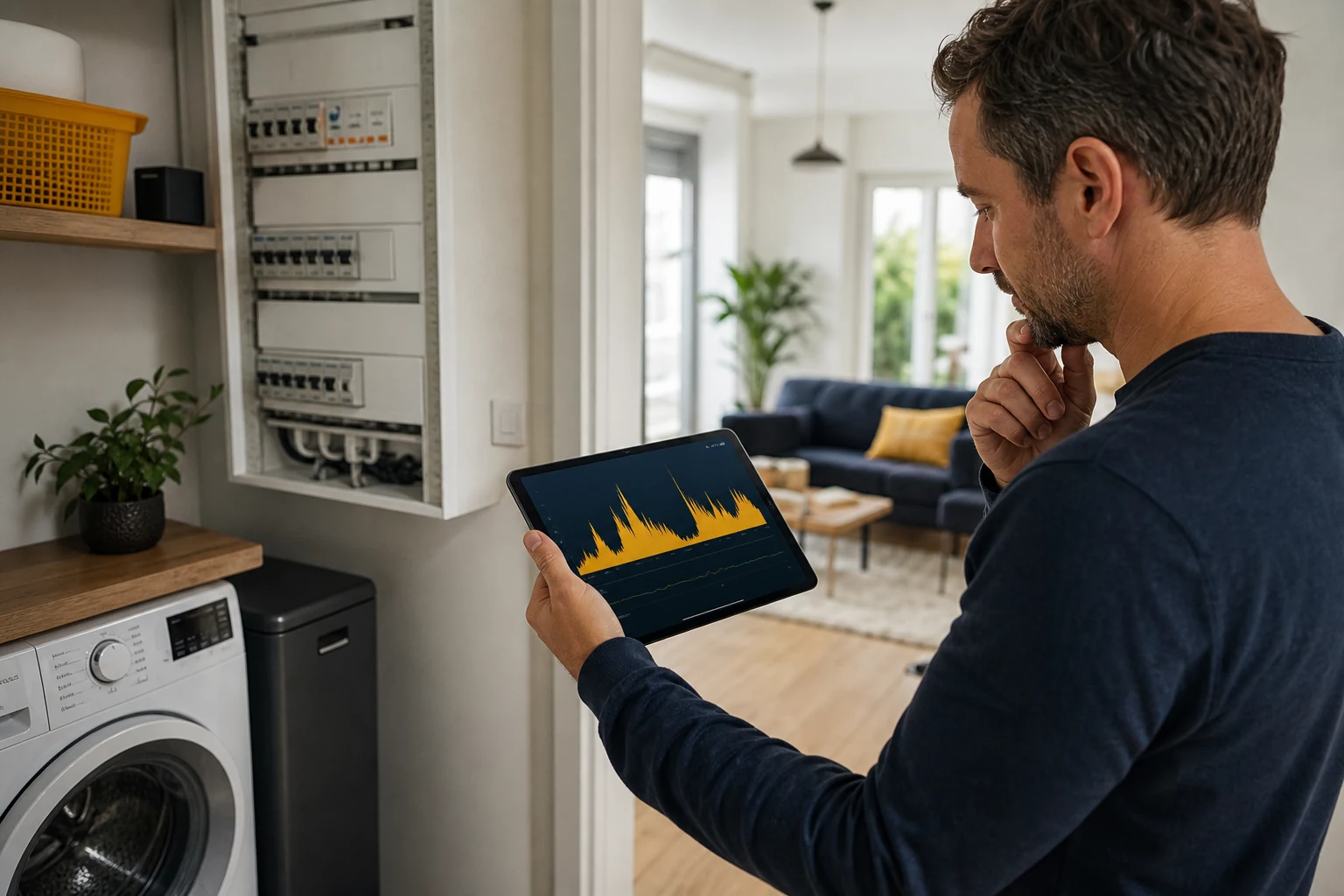 Auswertung des Energieverbrauchs im Haushalt